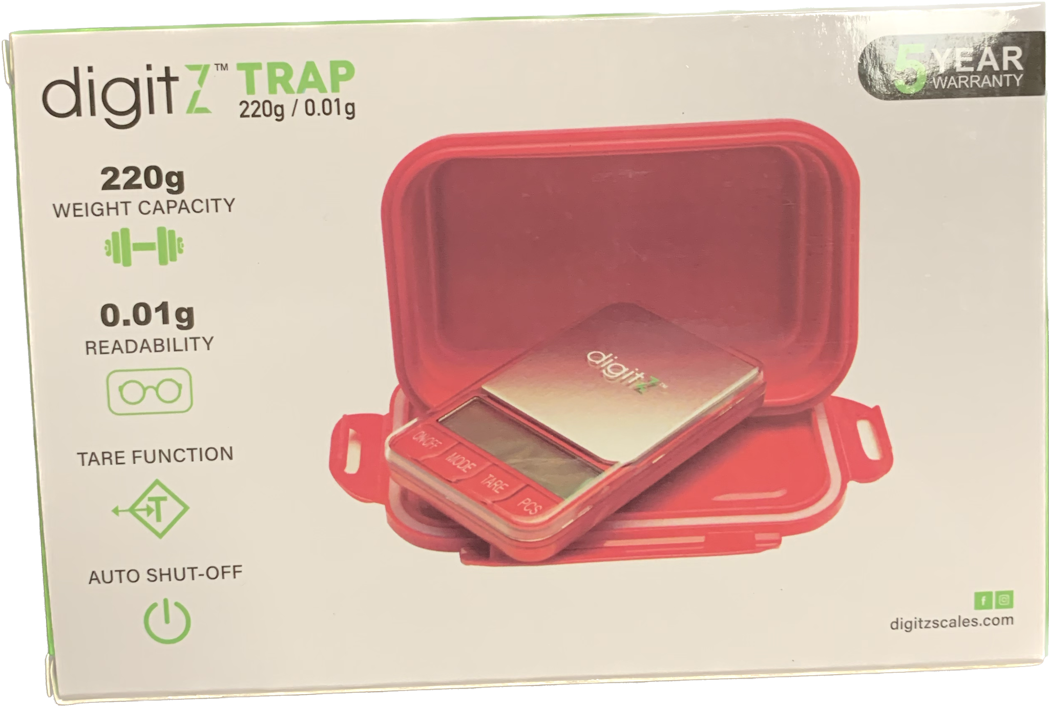 Trap1200g Digital Pocket Scale with Bowl