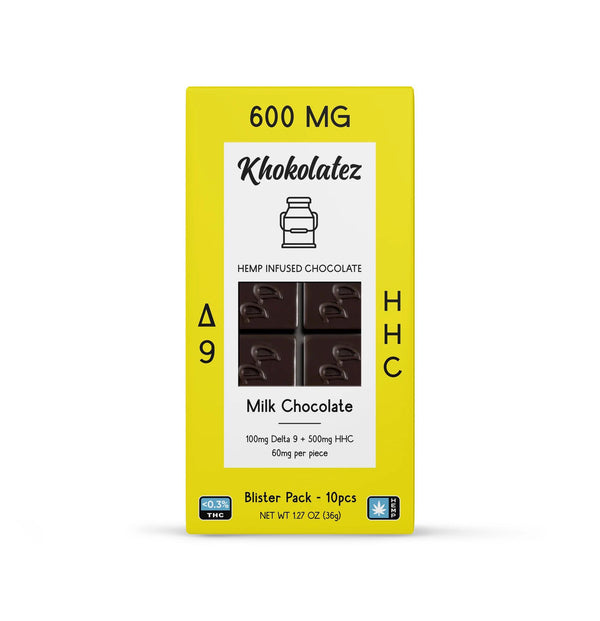 Khokolatez Chocolate Bar 600mg D9:HHC