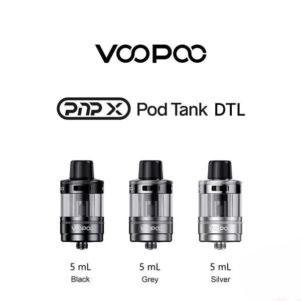 VooPoo PNP X 5ML Refillable Replacement Pod Tank With 2 x PNP X Coils
