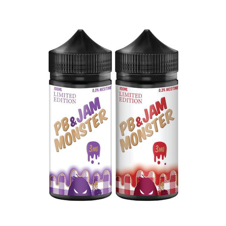 PB & Jam Monster Synthetic Nicotine E-Liquid 100ML