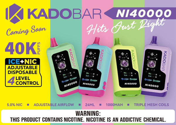 Kado Bar 5% NI40000 Puffs Disposable