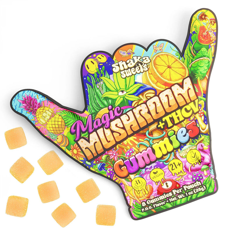 Shaka Sweets Magic Mushroom Gummies 8ct/pk