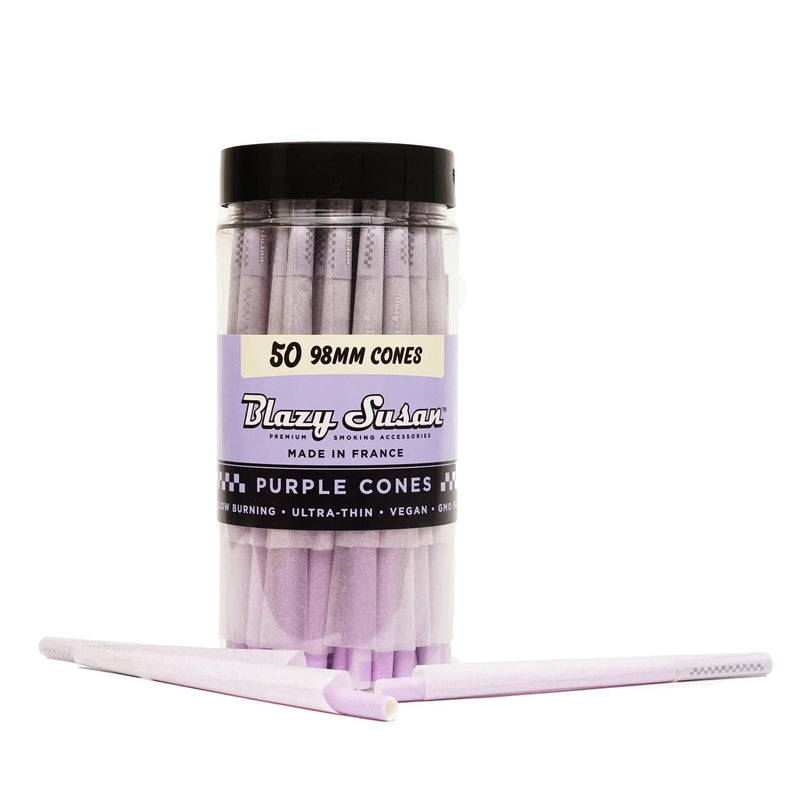 Blazy Susan Purple Premium Pre-Rolled Cones