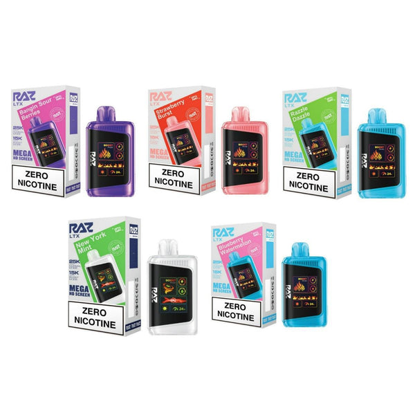 0% Nicotine RAZ LTX (formerly DC25000) Disposable Vape | 25k Puffs 0% ZERO Nicotine