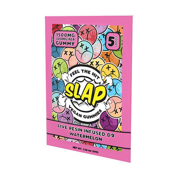 Kalibloom Slap 5ct Live Resin D9 Vegan Gummies | 1500mg