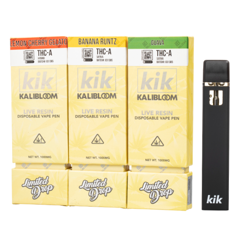 Kalibloom KIK Limited Drop Live Resin CBD-A Disposable 1G