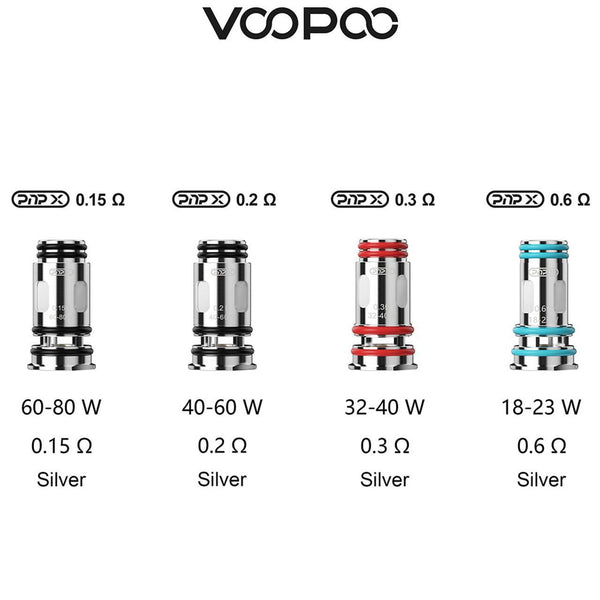 VooPoo PnP X Replacement Coils - Pack of 5