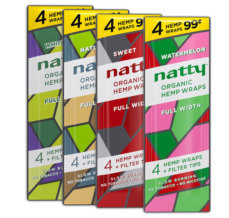 Natty Organic Hemp Wraps 4 / .99