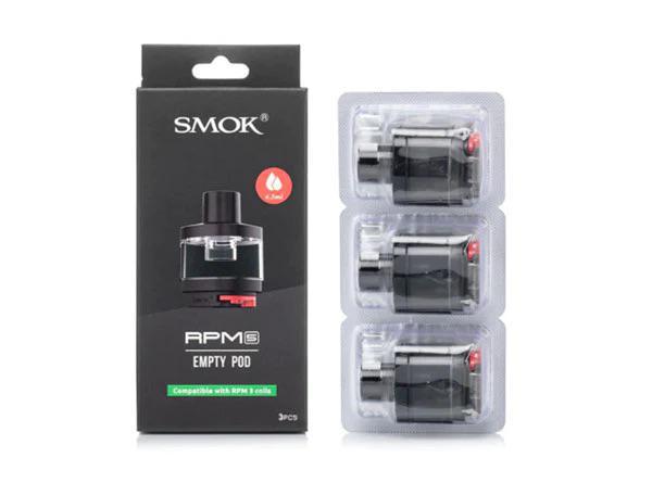 SMOK RPM 5 6.5ML Empty Refillable Replacement Pod - Pack of 3