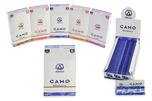 Afghan Hemp Camo Flavored 1 1/4 Size Rolling Paper