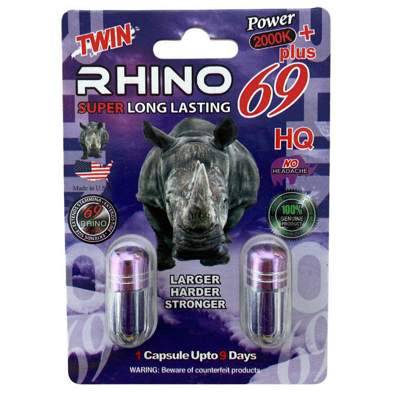 Rhino 69 2000K Twin Pack Capsules