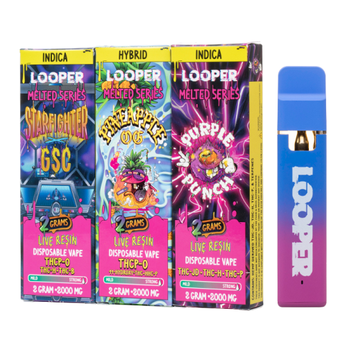 Looper Melted Series 2000MG Live Resin Disposable Vape 2G