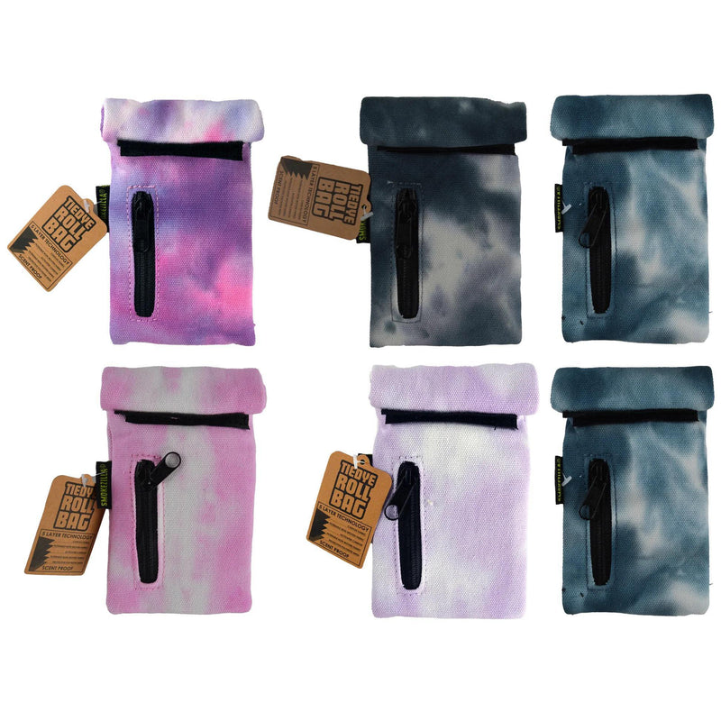 Smokezilla Tie Dye Canvas Roll Bag