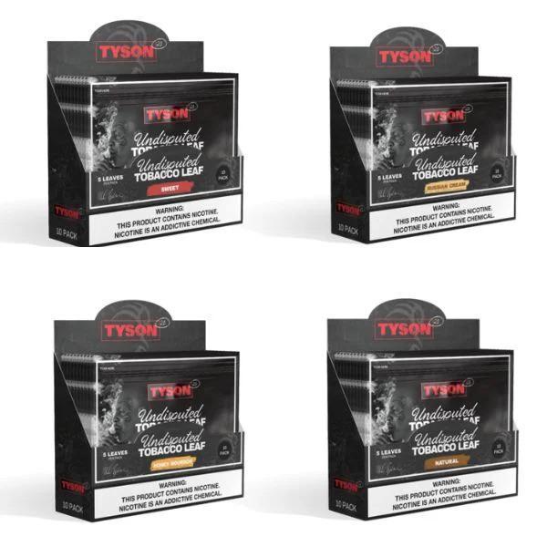 Tyson 2.0 Tobacco Leaf Wrap 5ct.