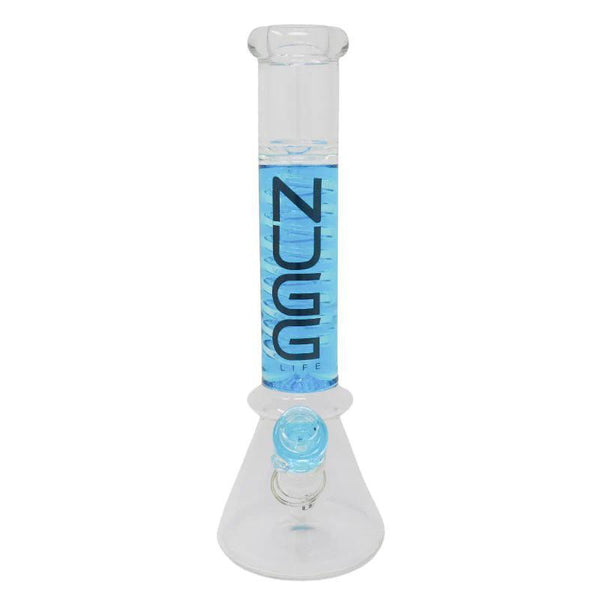 Nugg Life 18" Spiral Freeze With Slime & Milky Color Water Pipe