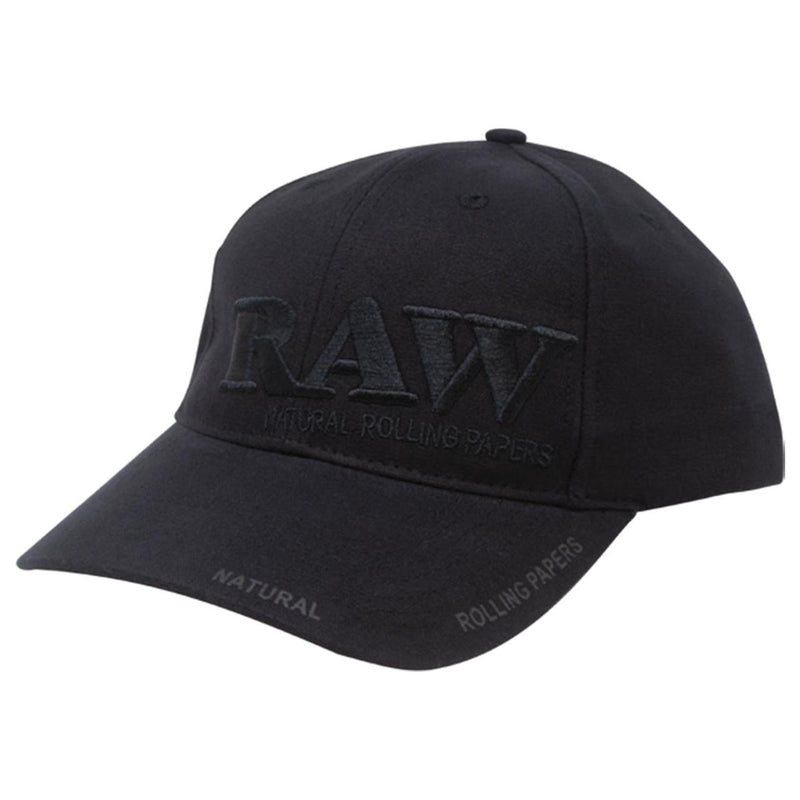 RAW Classic Brim Black On Black Baseball Cap