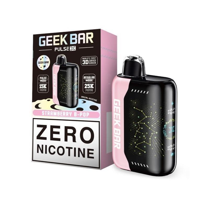 0% Nicotine Geek Bar Pulse X 25K Disposable ZERO Nicotine