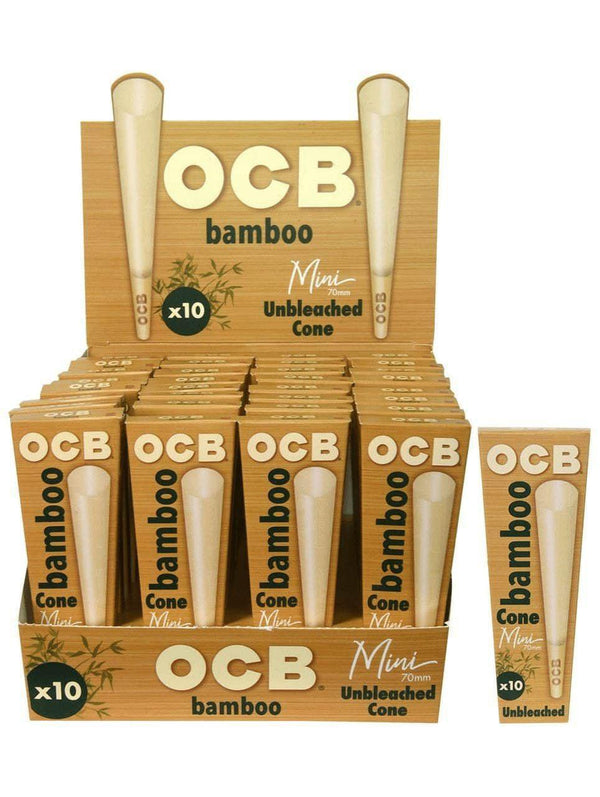 OCB Pre Rolled Cones | Bamboo | Mini | 10ct