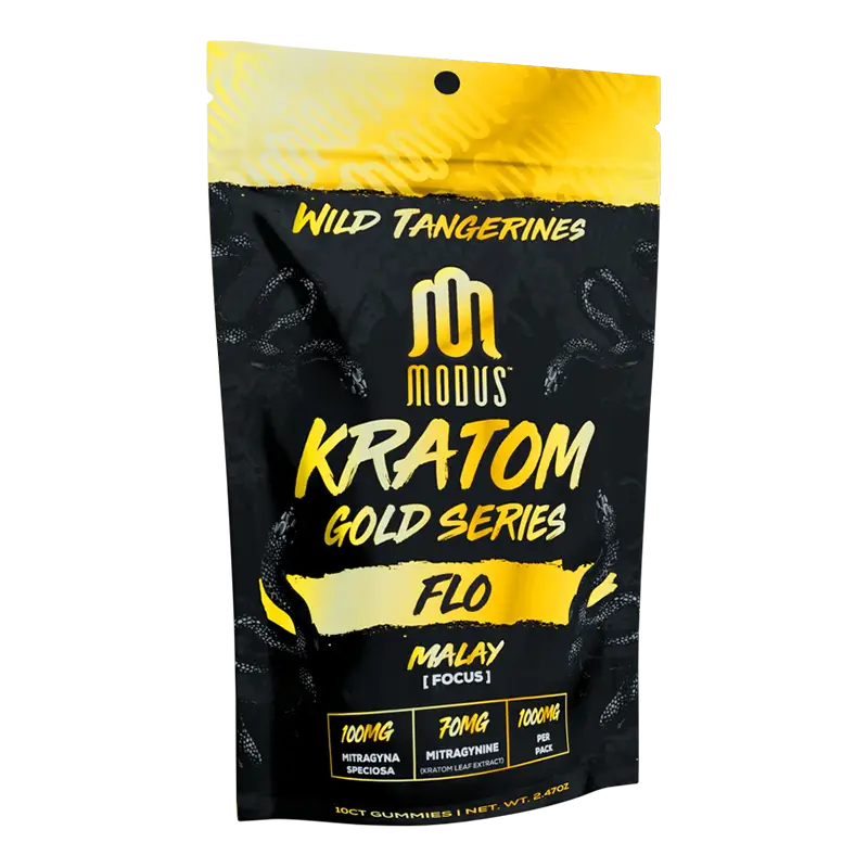 Modus Kratom Gold Series Gummies 1000mg 10ct