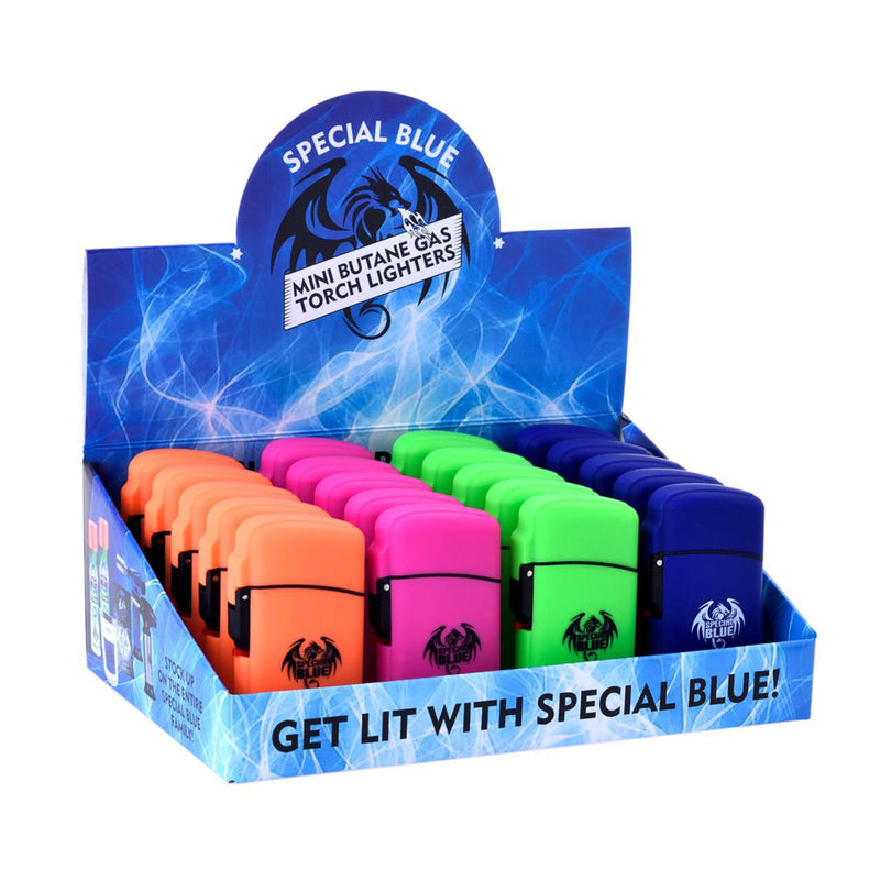 Special Blue Classic Rubber Lighter