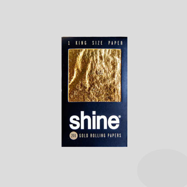 Shine 24k Gold Rolling Papers - King Size - Pack of 1 Sheet