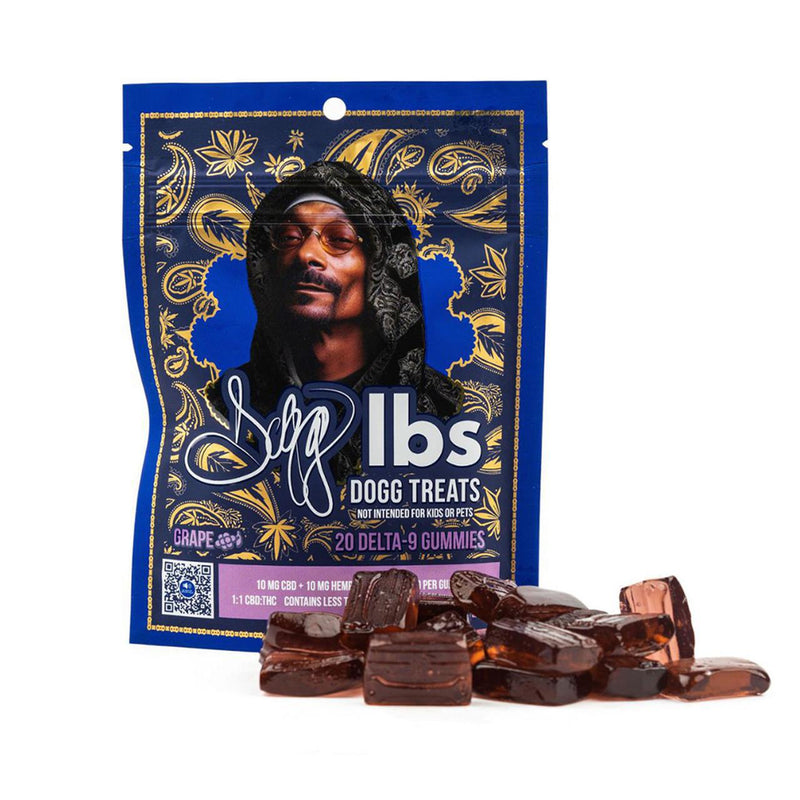 Dogg Lbs Dogg Treats by Snoop Dogg D9 Gummies 400MG - Pack of 20