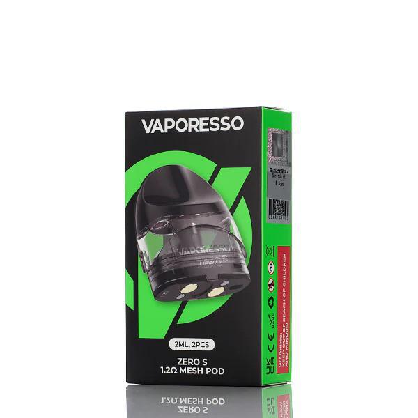Vaporesso ZERO S 2ML Refillable Replacement Pod - Pack of 2 (Compatible with ALL Zero Pods)