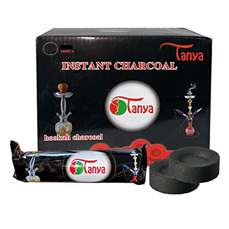 Tanya Round Instant Hookah Charcoal