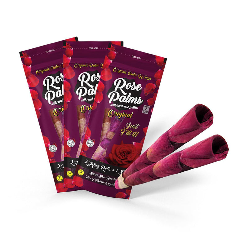 Rose Palms King Size Organic PreRolled Rolls