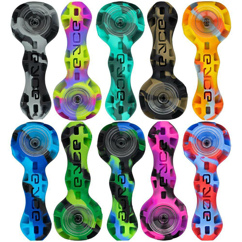 Eyce Spoon - Silicone Pipe with Glass Bowl