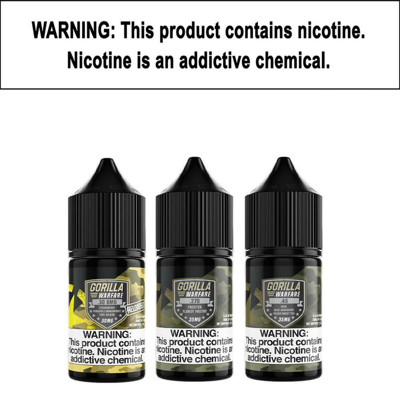 Gorilla Warfare Salt Nicotine E-Liquid 30ML