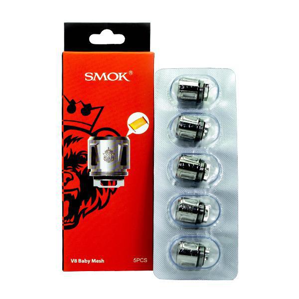 SMOK V8 Baby Mesh 0.15 Ohm Replacement Coils - For TFV8 Baby and TFV12 Baby Prince - Pack of 5