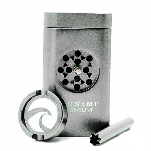 Tsunami Premium 4-In-1 Dugout w/ Grinder, Ashtray, and One Hitter