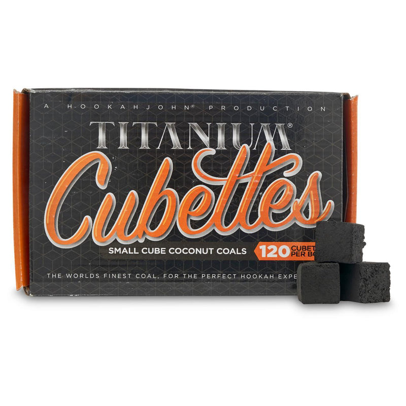 Titanium Cubettes Small Cube Coconut Coals - Pack of 120