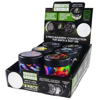 Smokezilla Magnetic Grinder - Assorted Colors