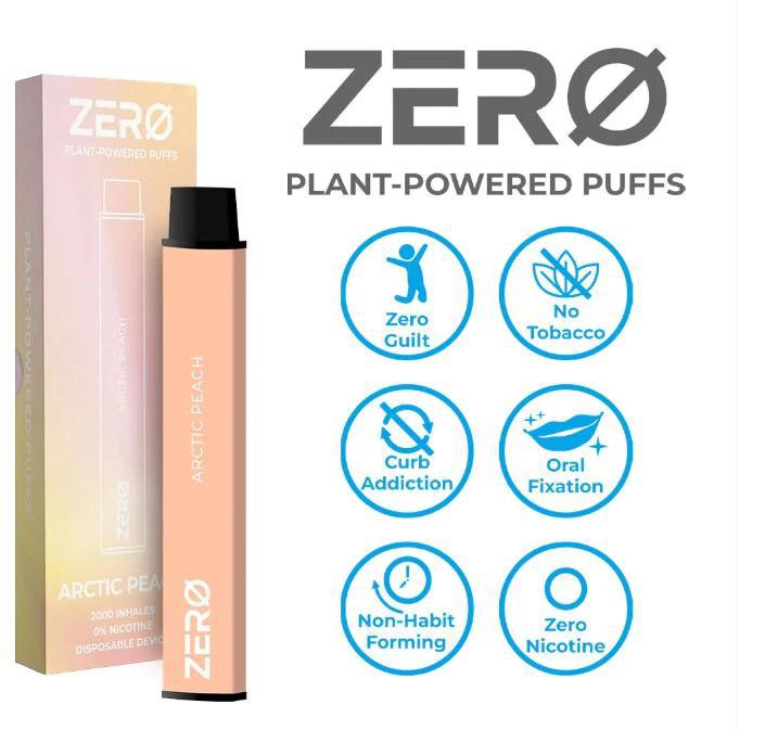 Zero Plant-Powered Puffs Aromatherapy 5.4ML ZERO NICOTINE 2000 Puffs Disposable