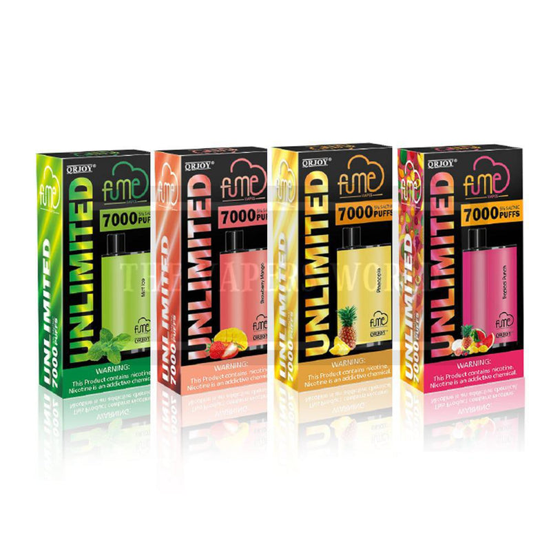 Fume Unlimited 7000 Puff Rechargeable Disposable Vape