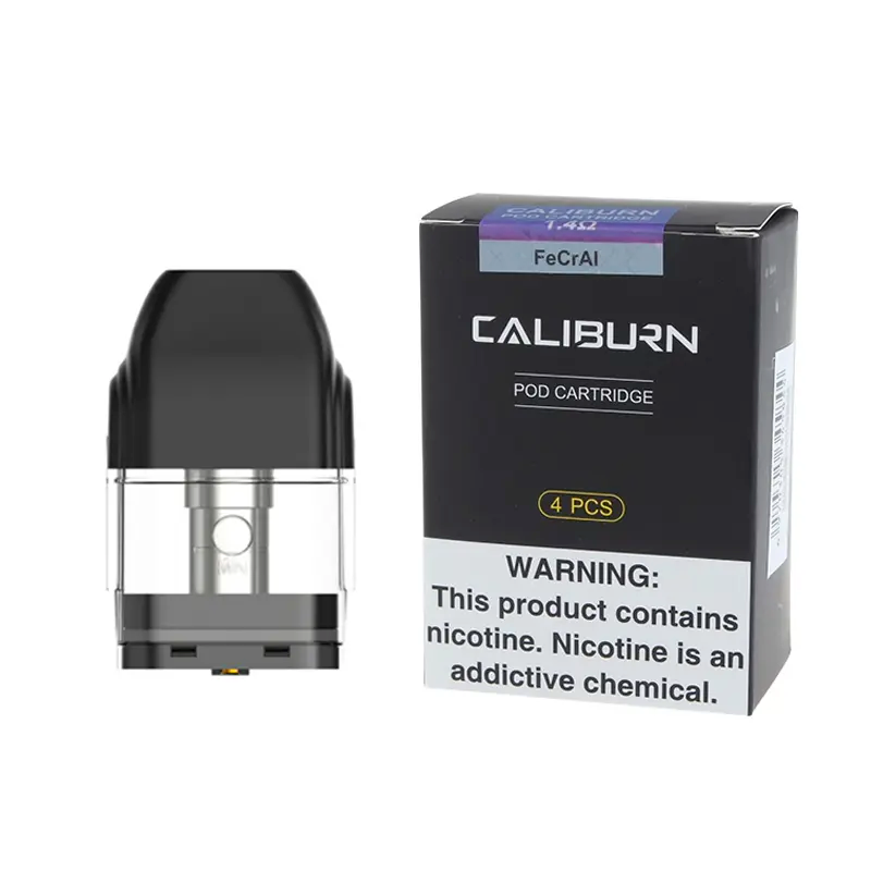 Uwell Caliburn 2ML Refillable Replacement Pod Cartridge - Pack of 4