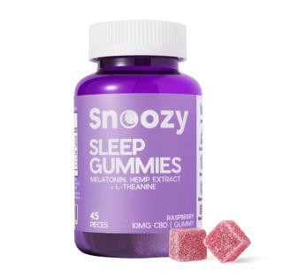 Snoozy Sleep Gummy: Hemp Infused Sleep Gummies CBD & CBN 45 Count