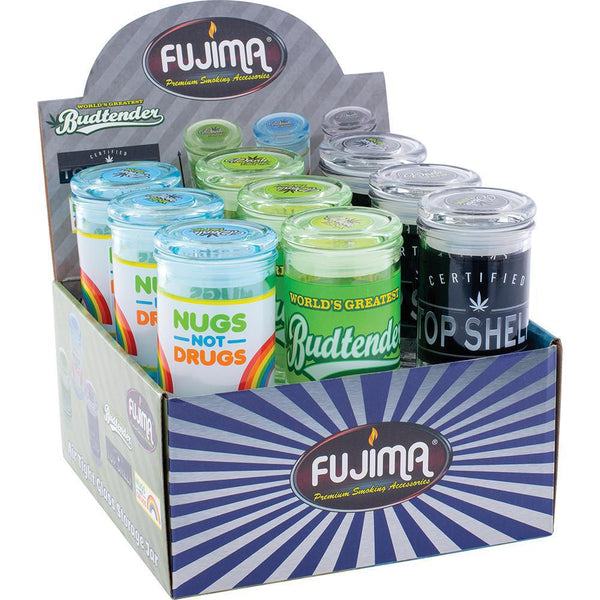Fujima 3.75″ Air Tight Glass Storage Jars