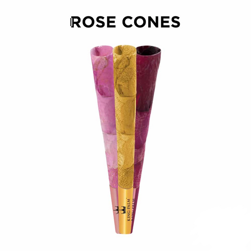 King Palm King Size Rose Cones - Pack of 3 Cones