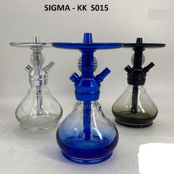 Sigma Hookah 12.5 Inch Single Hose Hookah - Assorted Colors [KK-S15]