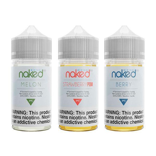 Naked100 Menthol & ICE Collection E-Liquid 60ml