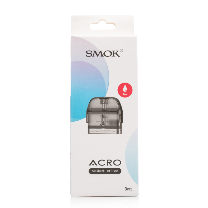 SMOK Acro 2ML Refillable Replacement Pod - Pack of 3